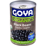 Goya Organic Black Beans 15.5 Ounces - 24 Per Case