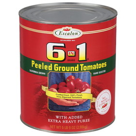 Heinz All Purpose Peeled Ground Tomato, 6.56 Pounds, 6 per case