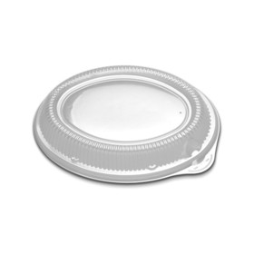 D &amp; W Fine Pack 11 Inch X 8 Inch Stackable Oval Platter Lid, 125 Each, 2 per case