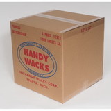 Handy Wacks Gingham 12 Inch X 12 Inch X 2.5 Inch Black Wrap, 1000 Count, 6 per case
