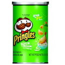 Pringles Grab & Go Sour Cream & Onion Potato Crisp 2.5 Ounces Per Pack - 12 Per Case