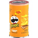 Pringles Grab & Go Cheddar Cheese Potato Crisp 2.5 Ounces Per Pack - 12 Per Case