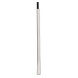 D & W Fine Pack 7.75 Inch Jumbo Individually Wrapped Ebony Black Straw, 500 Each, 500 Per Pack, 10 Per Case