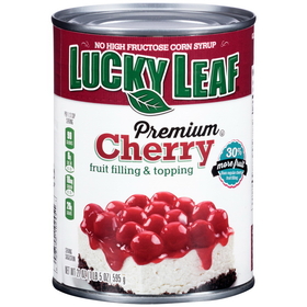 Lucky Leaf Pie Filling Premium Cherry, 21 Ounces, 8 per case