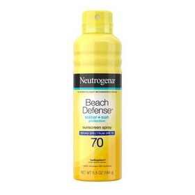 Neutrogena Beach Defense Water &amp; Sun Protection Sunscreen Spray Spf 70, 6.5 Ounces, 4 per case