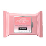Neutrogena Oil-Free Cleansing Wipes Pink Grapefruit Acne-Prone Skin 25 Per Pack - 6 Per Case