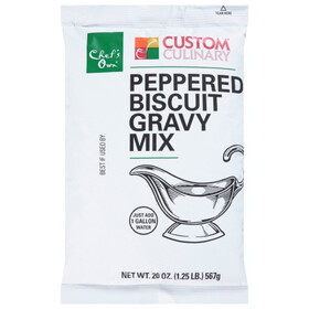 Chef's Own Peppered Biscuit Gravy Mix, 20 Ounce, 6 Per Case
