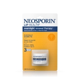 Neosporin Lip Health Overnight Renewal Therapy White Petrolatum Lip Protectant, 0.27 Ounces, 6 per box, 6 per case