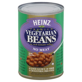 Heinz Vegetarian Beans In Tomato Sauce, 1 Pounds, 12 per case