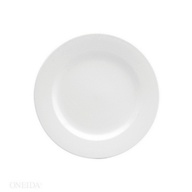 Oneida 9 Inch Buffalo Cream White Rolled Edge Plate 24 Per Pack - 1 Per Case