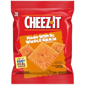 Kellogg's Cheez It Whole Grain Original Crackers, 0.75 Ounce, 175 Per Case