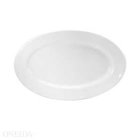 Buffalo Cream White Platter Rolled Edge 15 1/2 6-1 Each