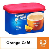 Maxwell House International Orange Cafe 9.3 Ounce Per Tub - 8 Per Case