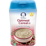 Gerber Oatmeal Single Grain Cereal 16 Ounces - 3 Per Pack - 2 Packs Per Case