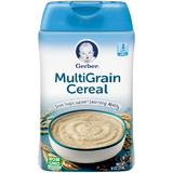 Gerber Multigrain Cereal Multipack 8 Ounces - 3 Per Pack - 2 Packs Per Case