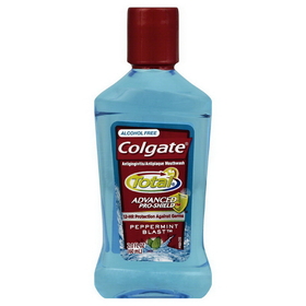 Colgate Total Advanced Pro-Shield Peppermint Blast Mouthwash, 2 Fluid Ounces, 24 Per Case