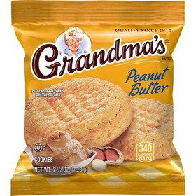 Grandma's 45091 60/2.50Oz Peanut Butter Big Cookie