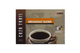 Caza Trail Coffee Breakfast Blend Single Service Brewing Cup, 24 Each, 4 per case