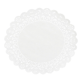 Lapaco 8 Inch Normandy Lace Doilies 500 Each - 10 Per Case