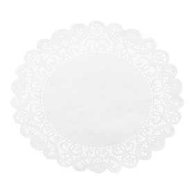 Lapaco 12 Inch Normandy Lace Doilies 500 Each - 10 Per Case