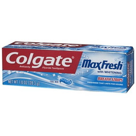 Colgate Max Fresh With Whitening Cool Mint Toothpaste, 1 Ounces, 24 per case