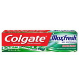 Colgate Max Fresh With Whitening Clean Mint Toothpaste 6 Ounce Tube - 6 Per Pack - 4 Per Case
