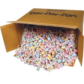 Spangler Candy Dum Dum Pops Bulk 78/Lb, 30 Pounds, 1 per case