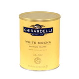 Ghirardelli White Mocha Frappe 3.12 Pound Can - 6 Per Case