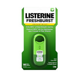 Listerine Spray Fresh Burst Pocket Mist, 7.7 Milileter, 6 Per Box, 6 Per Case