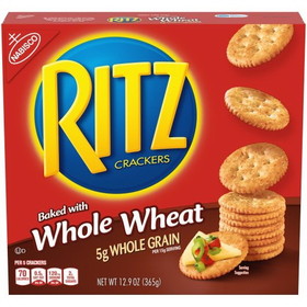 Nabisco Whole Wheat Ritz Crackers 12.9 Ounce Package - 12 Per Case
