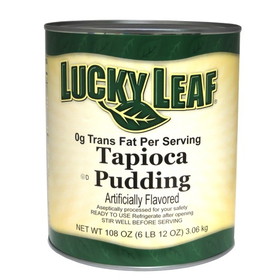Lucky Leaf Tapioca Pudding, 108 Ounces, 6 per case