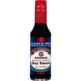 Kikkoman Gluten-Free Soy Sauce, 10 Fluid Ounces, 6 per case
