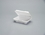 Genpak 9.19 Inch X 6.5 Inch X 2.875 Inch White Large Deep All Purpose Foam Hinged Container, 100 Each, 125 per box, 8 per case, Price/Case