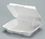Genpak Container Foam High Volume Medium One Compartment White, 100 Each, 100 per box, 2 per case, Price/Case