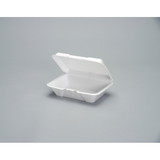 Genpak 9.19 X 6.5 Inch X 2.875 Inch White Vented Large Deep All Purpose Foam Hinged Container, 100 Each, 2 per case