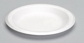 Genpak Celebrity 6 Inch White Foam Plate, 125 Each, 125 Per Box, 8 Per Case
