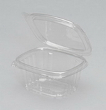 Genpak - Hinged 4.25 Inch X 3.63 Inch X 1.88 Inch Clear Hinged Deli Container, 100 Each, 100 per box, 4 per case