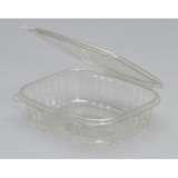 Genpak - Hinged 7.25 Inch X 6.38 Inch X 2.25 Inch Clear Hinged Deli Container, 100 Each, 2 per case