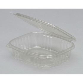 Genpak - Hinged 7.25 Inch X 6.38 Inch X 2.25 Inch Clear Hinged Deli Container, 100 Each, 2 per case