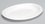 Genpak 8.5 Inch X 11.5 Inch Black Large Laminated Oval Platter 125 Per Pack - 4 Per Case, Price/Case