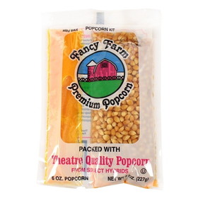 Fancy Farms Popcorn Cash &amp; Carry Tray Pack 8 Ounce, 8 Ounce, 45 per case