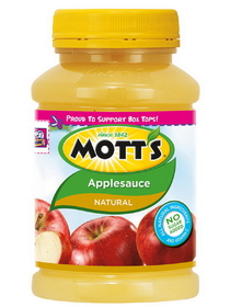 Mott's Unsweetened Applesauce, 23 Ounces, 12 per case