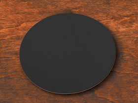 Coaster Pulpboard Light Weight Black 4 In Round