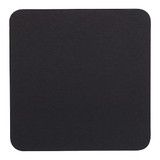 Hoffmaster 4 Inch Pulpboard Light Weight Black Square Coaster, 500 Each, 1 per case