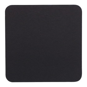 Hoffmaster 4 Inch Pulpboard Light Weight Black Square Coaster, 500 Each, 1 per case