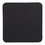 Hoffmaster 4 Inch Pulpboard Light Weight Black Square Coaster, 500 Each, 1 per case, Price/Case