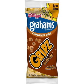 Kellogg's Gripz Chocolate Chip Cracker .9 Ounces Per Pack - 150 Per Case