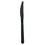D &amp; W Fine Pack Forum Heavy Weight Black Ebony Knife, 1000 Each, 1000 Per Box, 1 Per Case, Price/case