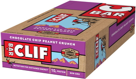 Clif Chocolate Chip Peanut Crunch Snack Bar, 2.4 Ounces, 12 per box, 16 per case