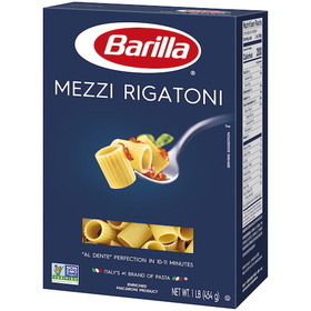 Barilla Mezze Rigatoni Pasta 16 Ounces Per Pack - 12 Per Case